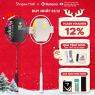 Genuine Kumpoo K520 pro badminton racket carbon 4U G5 fully pre-tensioned, free handle wrap, racket 