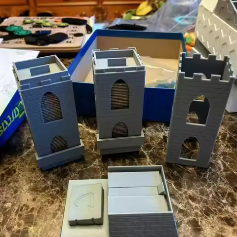 Draw Tower for Carcassonne Board game accessories card game tool poker card tool