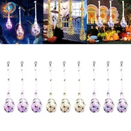 [Dovewill] 3x Spider Egg Sacks Glowing Fake Spider Web with Spiders Halloween Decoration for Store