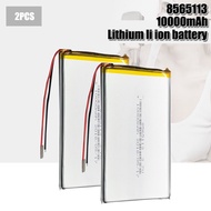 Gozeemagic แบตเตอรี่ลิเธียม Li-Polymer 10000mAh 3.7V 8565113 สำหรับ DVD GPS อุปกรณ์การแพทย์ PDA E-Bo