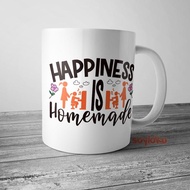 Happiness Is Homemade Family Quotes Mug