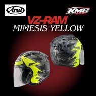 ARAI VZ-RAM MIMESIS YELLOW Original Ready Stock 🇲🇾 (Helmet Arai)