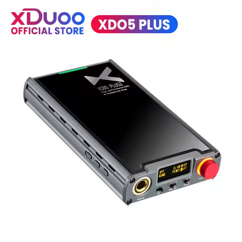 XDUOO XD05 PLUS 2 Portable DAC Headphone Amplifier AK4493SEQ PCM384KHZ/DSD256 MQA Bluetooth 5.1 UAC1