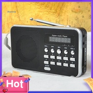 SPVPZ L-938 Digital Radio Mini High-fidelity 15 Inch Portable 3W Stereo Speaker FM Radio for the Aged