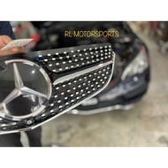 Mercedes Benz w207 E250 E300 Coupe amg Gt front grill grille sarung kidney logo emblem cover bodykit
