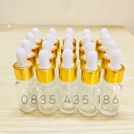 Glass dropper bottle 10ml - serum bottle 10cm - Glass bottle 10ml