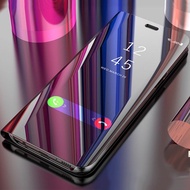 Realme 7 / 7i / 7 PRO / 8 4G/ 8 PRO 4G / 8 5G /Flip Cover Mirror Stand Case S-View Auto Lock Smart L