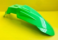บังโคลนหน้าวิบาก MOTO-X พลาสติก สีเขียว อย่างดี กว้าง 14cm. ยาว60cm. (มี 6 สี ตามภาพ) บังโคลนหน้ารถวิบาก บังโคลนหน้าแต่ง