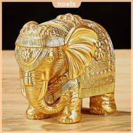 [New] Gold Elephant Statue Large Gold Elephant Statue Home Office Decor Elephant Statue Collectible 