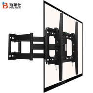 Universal32-75Inch TV Rack Retractable Rotating Wall-Mounted TV Rack Wall-Mounted Retractable TV Rack