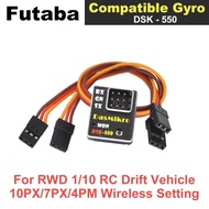 GYD550 RWD 1/10 RC Drift Car Gyro Compatible with FUTABA 10PX/7PX/7PXR/4PM Transmitter