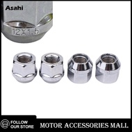 💖💓【Special price】💖💓Asahi Motor 4ชิ้นอุปกรณ์ DIY รถสลักเกลียวล้อ19มม. M12 X 1.5สำหรับ Fiesta Cougar F