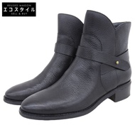 Cole Haan 女士 Wylie 防水短靴，成色極佳，黑色，尺寸 23.5cm，W22038，6.5cm