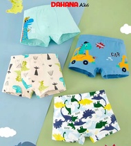 SET 4 quần sịp boxer cao cấp cho bé trai chất co dãn thoáng mát - Quần lót đùi bé trai 2-12 Tuổi