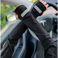 Sun Protection Sleeve Ice Silk Cool Sleeve Reflective Logo Cover Back Sleeve Motorcycle Sleeve Sport
