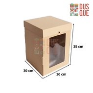 (5Pcs) CAKE BOX 30x30x35 TALL TART/ 30 x 30 x 35