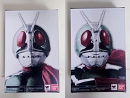 幪面超人1 號 及 幪面超人2號 真骨雕 新一新二