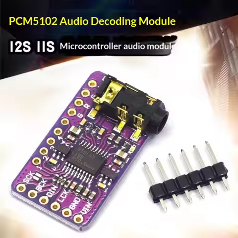 【PCM5102A Interface I2S DAC Decoder GY-PCM5102 I2S Player Module For Raspberry Pi PHAT Format Board 