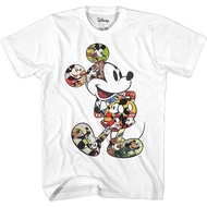 Kaos Baju Pria Wanita Mickey Mouse Classic Tie Dye Vintage Disneyland World T-Shirt