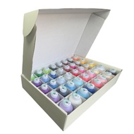 Brother 1000yard 40 colour 80 colour/ benang sulam / embroidery thread /100% Polyster 120D/2 oeko te