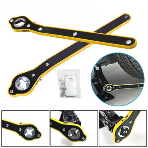 Auto Labor Saving Jack Ratchet Wrench Tire Jack Removal Wrench Cross Car Labor Saving Wrench Rocker 