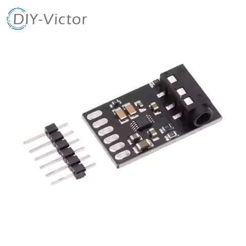 CS4344 D/A Conversion Module Stereo Audio Converter Stereo Audio Connection 2kHz-200kHz I2S Interfac