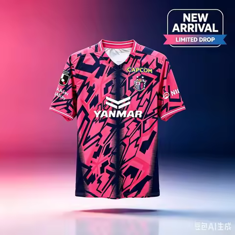 2026 J-League Cherry Blossom Team 2026 Hot Selling 3D T-shirt Loose Comfortable Breathable Sports Me