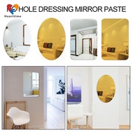 1Pcs Removable Acrylic Mirror Wall Sticker Square Oval Self Adhesive Room Art Decal for Kids Bathroom Living Room Decoration