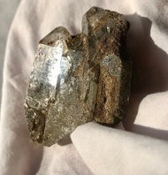 巴基斯坦 喜馬拉雅 綠幽靈水晶 城堡 白水晶簇 閃亮 天然水晶原石