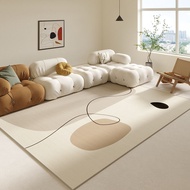 Carpet Modern Minimalist Living Room Bedroom Rectangle Crystal Velvet Sofa Coffee Table Rug Luxury R