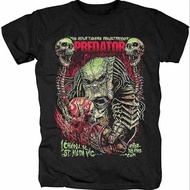 Predator Alien vs AVP Sci-Fi Movie T-Shirt Men's Cotton Print Sports