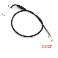 Motorcycle Push&Pull Throttle Cable Line Wires Scooter Acceleration For Suzuki GN250 TS250 ER GS450E