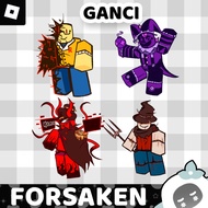 Acrylic keychain forsaken 4 Killer (John DOE, NOLI, c00lkidd, Rust 101)