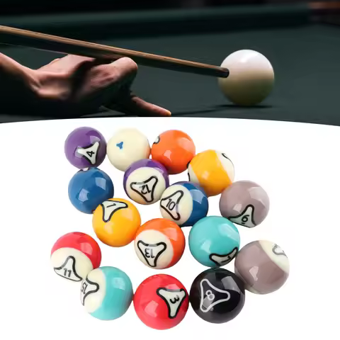 Billiard Balls Set US Pool Ball Resin 57.2mm Dia for Tournament Practice Billiard Balls Set Pool Bal