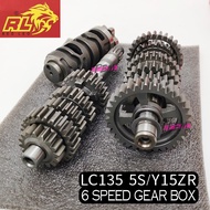 LC5S Y15ZR100% ORIGINAL RED LEO RACING GEAR BOX 6 SPEED WITH DRUM