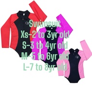 Swimsuit kids girl 2 to 8yr old
