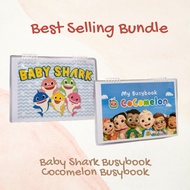 [SG SELLER] Best Selling Bundle: Cocomelon Busybook &amp; Babyshark Busybook Kids Books Children's Day Gift Preschool