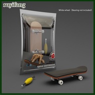 ruyifang Finger SkateBoard Wooden Fingerboard Toy Professional Stents Finger Skate Set