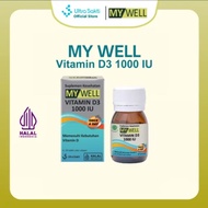 MYWELL - Vit D3 1000iu 4000iu contains 20 Vit D3 Supplementtablet