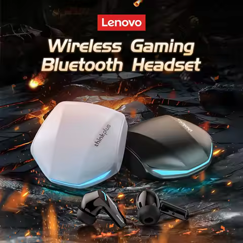 2 PCS Choice Lenovo GM2 Pro Wireless Bluetooth Headset Gamer Noise Cancelling Earbuds Wireless Headp