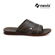 Sandal Pria Slop Nevis ABBAS Sendal Kulit Casual Santai Cowok Keren