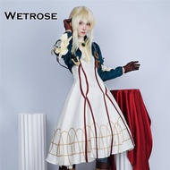 【Wetrose】 Violet Evergarden Violet Cosplay Costume Kostum Dress Set