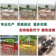 Combination Outdoor Open-air Outdoor Balcony Courtyard Table Chair Art Iron European Table Chair Cha
