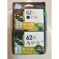 [CLEARANCE SALES] HP Genuine Original 62 62XL Black / Tri-color ink cartridges