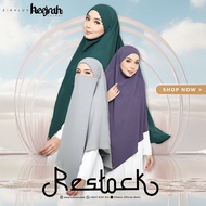 Zihaluv - Heejrah Khimar "V" Cover Easy-On Field 60-5Pcs RM100