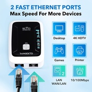 RANGEXTD WiFi Range Extender WiFi Booster Internet Connection Up to 10 Devices Speed 300Mbps 2.4GHz 