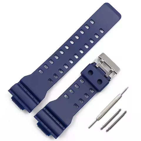 Resin Strap For G-SHOCK GA-400 GA-100GB GA-700 GD-100 Steel Buckle PU Strap for Casio Sports Smart W