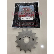 RS150 SPROCKET 428 FRONT 14T 15T HONDA RS 150 BUY 5 FOC 1, 10 FOC 2