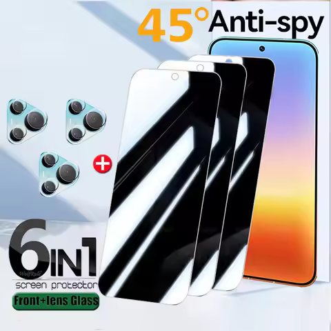 6-in-1 For Huawei Pura 90 Pro Max Glass Huawei Pura 90 Pro Glass Privacy Anti-Spy 9H Screen Protecto