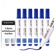 Deli SK108 Whiteboard Pen Erasable Doodle Meeting Training Black Water-Based Childrens Graffiti Pen 